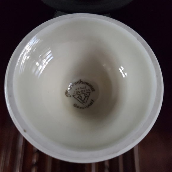 🇩🇪 6 1/8" "Garmisch" Floral Porcelain Bud Vase by Plankenhammer Floss Bavaria - Picture 5 of 11